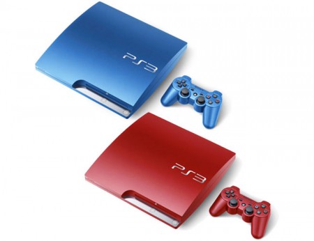 Фото - Sony готовит красный и синий вариант консоли  PS3 Slim