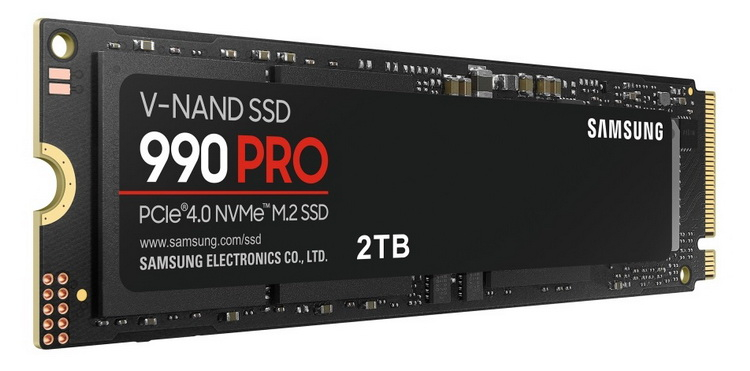 Фото - Samsung представила новый флагманский SSD 990 Pro — RGB-подсветка, интерфейс PCIe 4.0 и скорость до 7450 Мбайт/с