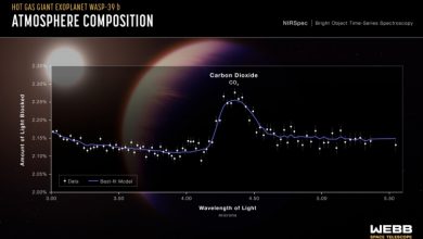 Фото - Телескоп «Джеймс Уэбб» впервые обнаружил следы CO2 в атмосфере планеты, расположенной за пределами Солнечной системы